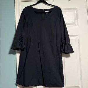 10 Items for $20: J. Crew Black Long Sleeve Dress with Ruffle Cuffs